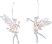 EUROLAMP ΝΕΡΑΙΔΑ ΑΚΡΥΛΙΚΗ 2 ΣΧΕΔΙΑ ΜΕ ΡΟΖ GLITTER 8,8X15,2CM 600-44622