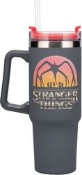 PALADONE: STRANGER THINGS 5 - 900ML INSULATED CUP AND STRAW