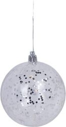 EUROLAMP ΜΠΑΛΑ ΠΛΑΣΤΙΚΗ ΔΙΑΦΑΝΗ ΜΕ ΓΚΛΙΤΕΡ ΣΕΤ 6ΤΜΧ 8CM 600-46557