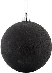 EUROLAMP ΜΠΑΛΑ ΠΛΑΣΤΙΚΗ ΜΑΥΡΗ ΣΕΤ 6ΤΜΧ 8CM 600-42704