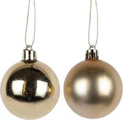 EUROLAMP ΜΠΑΛΑ ΠΛΑΣΤΙΚΗ ΧΡΥΣΗ ΓΥΑΛΙΣΤΕΡΗ ΚΑΙ ΜΑΤ ΣΕΤ 6ΤΜΧ 6CM 600-46530