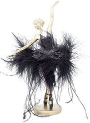 EUROLAMP ΜΠΑΛΑΡΙΝΑ ΧΟΡΕΥΤΡΙΑ ΠΟΛΥΡΕΖΙΝ ΜΕ ΜΑΥΡΟ ΦΟΡΕΜΑ 13X13X21.5 600-46758