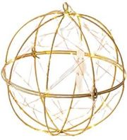 EUROLAMP ΜΕΤΑΛΛΙΚΗ ΜΠΑΛΑ ΦΩΤΙΖΟΜΕΝΗ 60 ΘΕΡΜΑ ΛΕΥΚΑ LED ΜΕΤΑΣΧ/ΣΤΗ 500CM ΠΡΟΕΚΤΑΣΗ IP44 600-40093