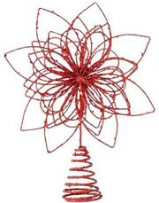 EUROLAMP ΚΟΡΥΦΗ ΔΕΝΤΡΟΥ ΑΠΌ ΣΥΡΜΑ ΛΟΥΛΟΥΔΙ ΚΟΚΚΙΝΟ 30X24CM 600-44922