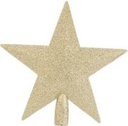 EUROLAMP ΚΟΡΥΦΗ ΔΕΝΤΡΟΥ ΑΣΤΕΡΙ ΠΛΑΣΤΙΚΟ ΧΡΥΣΟ ΜΕ GLITTER 20,5CM 600-42550