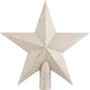 EUROLAMP ΚΟΡΥΦΗ ΔΕΝΤΡΟΥ ΑΣΤΕΡΙ ΣΑΜΠΑΝΙ GLITTER ΠΛΑΣΤΙΚΗ 20CM 600-42672