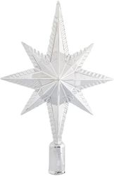 EUROLAMP ΚΟΡΥΦΗ ΔΕΝΤΡΟΥ ΠΛΑΣΤΙΚΗ ΑΣΗΜΙ ΓΥΑΛΙΣΤΕΡΗ 30CM 600-42577