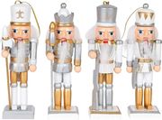 EUROLAMP ΚΑΡΥΟΘΡΑΥΣΤΕΣ ΧΡΥΣΟ ΛΕΥΚΟ ΣΕΤ 4ΤΜΧ 12,5CM 600-46354