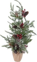 EUROLAMP ΔΕΝΤΡΑΚΙ ΜΕ BERRIES KAI ΚΟΥΚΟΥΝΑΡΙΑ 75CM 600-46117