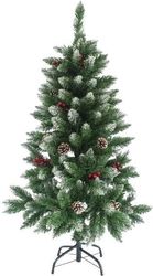 EUROLAMP ΔΕΝΤΡΟ ΕΛΑΤΟ ΧΙΟΝΙΣΜΕΝΟ ΜΕ BERRY 120CM 600-30169