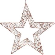 EUROLAMP ΑΣΤΕΡΙ ΜΕ ΠΑΓΙΕΤΕΣ ΣΑΜΠΑΝΙ 60CM 600-45637