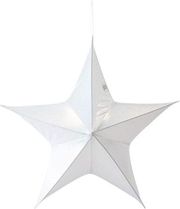 EUROLAMP ΑΣΤΕΡΙ ΥΦΑΣΜΑΤΙΝΟ ΛΕΥΚΟ ΙΡΙΔΙΖΟΝ 80CM 600-45792