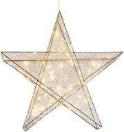 EUROLAMP ΑΣΤΕΡΙ ΦΩΤΙΖΟΜΕΝΟ 110CM 480 ΘΕΡΜΑ ΛΕΥΚΑ LED ΜΕΤΑΣΧ/ΣΤΗ TIMER ΠΡΟΕΚΤΑΣΗ 5M IP44 600-22463