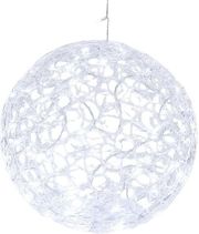 EUROLAMP ΑΚΡΥΛΙΚΗ ΜΠΑΛΑ 100 ΛΕΥΚΑ LED ΜΕ ΜΕΤΑΣΧ/ΣΤΗ 40CM IP44 600-40089