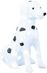 EUROLAMP ΑΚΡΥΛΙΚΟΣ ΣΚΥΛΟΣ ΔΑΛΜΑΤΙΑΣ 45V 60 ΛΕΥΚΑ LED ΜΕΤΑΣΧ/ΣΤΗ 500CM ΠΡΟΕΚΤΑΣΗ 39X22X48CM IP44