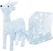 EUROLAMP ΑΚΡΥΛΙΚΟΣ ΤΑΡΑΝΔΟΣ ΜΕ ΑΜΑΞΑ 31V 100 ΛΕΥΚΑ LED500CM 35X17X47 47X22X29CM IP44 600-40876