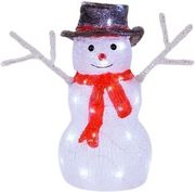 EUROLAMP ΑΚΡΥΛΙΚΟΣ ΧΙΟΝΑΝΘΡΩΠΟΣ ΜΕΤΑΣΧ/ΣΤΗ 40 ΛΕΥΚΑ LED 31X18X34CM ΠΡΟΕΚΤΑΣΗ 5M IP44 600-47215