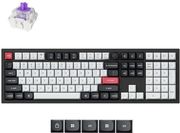 KEYCHRON Q6 HE (Q6H-M1) QMK WIRELESS CUSTOM HALL EFFECT KEYBOARD PURPLE SWITCH 100% US