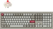 KEYCHRON V6 MAX RETRO (V6M-R1) QMK/VIA BT/2,4/WIRED CUSTOM MECHANICAL KEYBOARD RED SWITCH 100% US