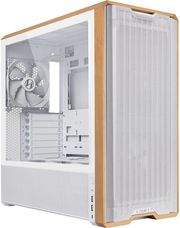 LIAN LI LANCOOL 217 WHITE - WOOD ACCENT - ATX PC CASE (5 FANS) 2 X 170MM, 1 X 140MM &amp; 2 X 120MM PWM