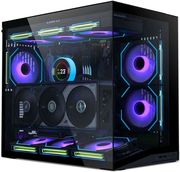 LIAN LI O11D MINI V2 BLACK - ATX PC GAMING CASE - IMPROVED AIRFLOW - GPU SUPPORT BRACKET