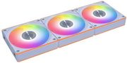 LIAN LI UNI RGB FAN CL WIRELESS 120MM WHITE - (3PCS) - W/ CONTROLLER - STATIC PRESSURE