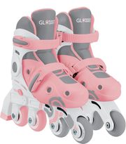 GLOBBER INLINE SKATES 2 IN 1 NO 30-33 PASTEL PINK (783-210)
