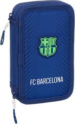 SAFTA SAFTA: FC BARCELONA - DOUBLE FILLED PENCIL CASE (28PCS) NAVY BLUE