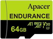 ΚΑΡΤΑ ΜΝΗΜΗΣ MICRO SDHC APACER ENDURANCE 64GB UHS-I U3 V30
