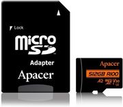 APACER ΚΑΡΤΑ ΜΝΗΜΗΣ MICRO SDXC APACER A2 512GB UHS-I U3 V30