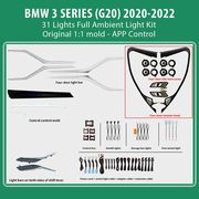 DIQ AMBIENT BMW S3 FULL G20 MOD 2018-2022 AMBIENT LIGHT BMW SERIES 3 MOD 2018-2022 WITH 31 LIGHTS