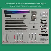 DIQ AMBIENT HONDA CIVIC Χ MOD 2016-2021 DIQ AMBIENT LIGHT HONDA CIVIC MOD 2016-2021 WITH 21 LIGHTS