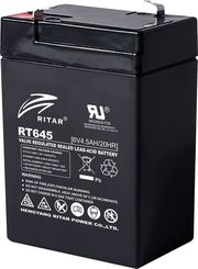 RITAR LEAD ACID BATTERY (RT645) AGM 6V / 4.5AH - 70 / 47 / 99MM TERMINAL1