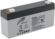 RITAR LEAD ACID BATTERY (RT632) AGM 6V / 3.2AH - 134 / 34 / 60 MM TERMINAL1