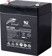 RITAR LEAD ACID BATTERY (RT1250) AGM 12V / 5AH - 90 / 70 / 101MM TERMINAL 2