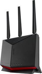 WIRELESS ROUTER ASUS RT-BE86U BE6800 WIFI 7 (802.11BE), AIMESH NODE MODE