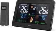 HAMA ''PREMIUM'' WEATHER STATION WITH LED COLOUR DISPLAY AND USB CHARGING FUNCTION