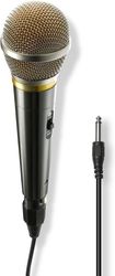 HAMA VOCAL PRO DYNAMIC MICROPHONE, CABLE 6.35 MM, 3 M, ON/OFF SWITCH