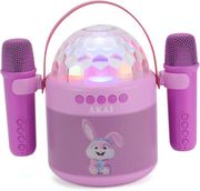 AKAI JOYBOX KIDS KARAOKE ΗΧΕΙΟ ΜΕ 2 ΑΣΥΡΜΑΤΑ ΜΙΚΡΟΦΩΝΑ &amp; RGB LED