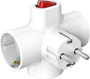 ΑΝΤΑΠΤΟΡΑΣ KF-ZB-01/03K TELCO ΣΤΑΥΡΟΣ ΣΟΥΚΟ ΜΕ ΔΙΑΚΟΠΤΗ ΛΕΥΚΟΣ