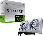 VGA MSI NVIDIA GEFORCE RTX 5060 VENTUS 2X OC 8GB GDDR7 WHITE RETAIL