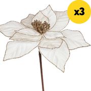 EUROLAMP ΑΛΕΞΑΝΔΡΙΝΟ ΙΒΟΥΑΡ 30X44CM 600-47420 ΣΕΤ 3 ΤΜΧ