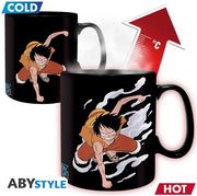 ABYSSE ONE PIECE - LUFFY AND ACE HEAT CHANGE MUG (460ML)