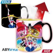 ABYSSE: SAILOR MOON - SAILOR MOON GROUP HEAT CHANGE MUG (460ML)
