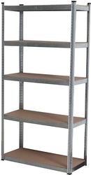 BORMANN BSR3001 ΡΑΦΙΕΡΑ ΓΑΛΒΑΝΙΖΕ 5 ΡΑΦΙΑ MDF Μ90XΠ40XΥ180CM, 260KG/ΡΑΦΙ