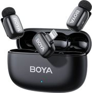 BOYA MINI 2 IPHONE LIGHTNING - 2,4GHZ 2MIC WIRELESS AI-ANC MIC W. CHARGING BOX MONO/STEREO/SAFETY