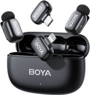 BOYA MINI 2 LIGHTNING &amp; TYPE-C - 2,4GHZ 2MIC WIRELESS AI-ANC MIC W. CHARGING BOX MONO/STEREO/SAFETY