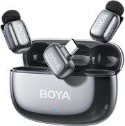 BOYA MINI 2 TYPE-C SPACE GRAY, 2,4GHZ 2MIC WIRELESS AI-ANC MIC W. CHARGING BOX MONO/STEREO