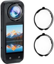 FOR INSTA360 X5 PULUZ ROTATING OPTICAL TEMPERED GLASS LENS GUARD PROTECTIVE COVER (TRANSPARENT)