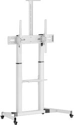 SBOX MOBILE FLOOR STAND 60'-100' / 152-254 CM VESA 1000X600 WHITE FS-3610-W